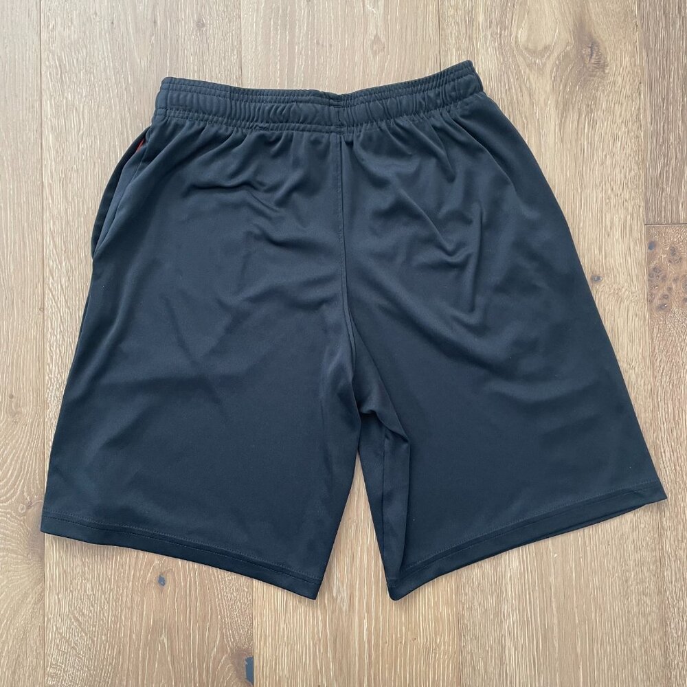 Under Armour Shorts Boys Youth Large Black UA Stunt 3.0 Performance Athletic Gym - Picture 5 of 16